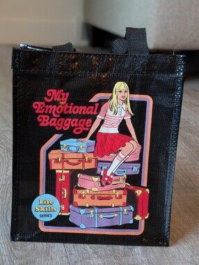 Steven Rhodes My Emotional Baggage 8x10 Mini Tote NWT
